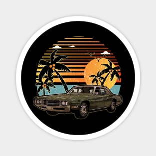 Ford Thunderbird 1971 car sunset Magnet